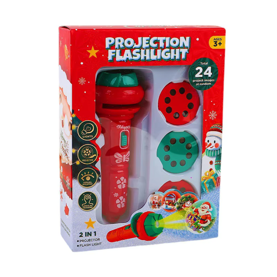 Xmas Projector Light™ - Sjov med lys - Lommelygte med juleprojektion