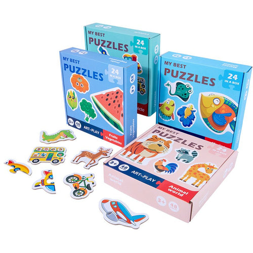 Puzzle Cards™ - Pädagogischer Puzzlespaß - Kinder Puzzle