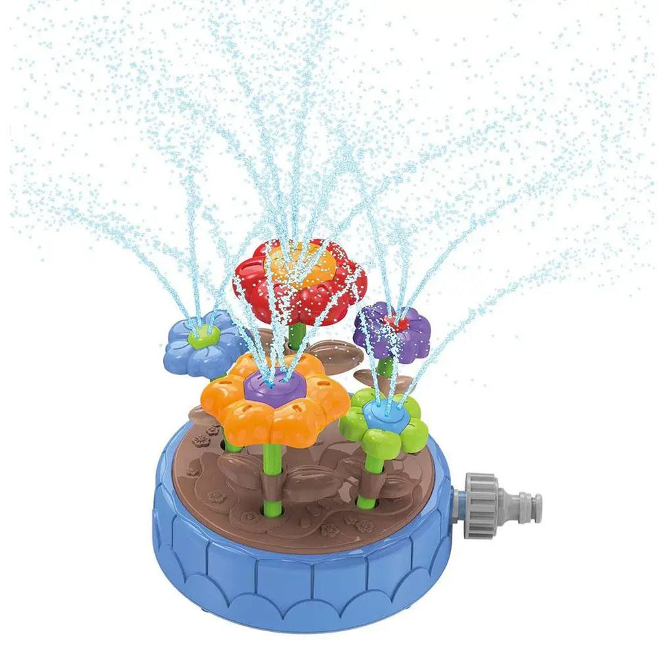 Aqua Bloom - Drehen & Spritzen – Wasserspielzeug Blumensprinkler