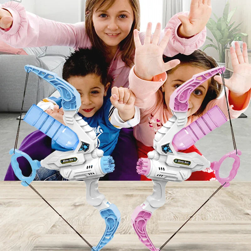TrendyToys – Aktiv & Kreativ - 2-in-1-Bogen-Seifenblasengerät