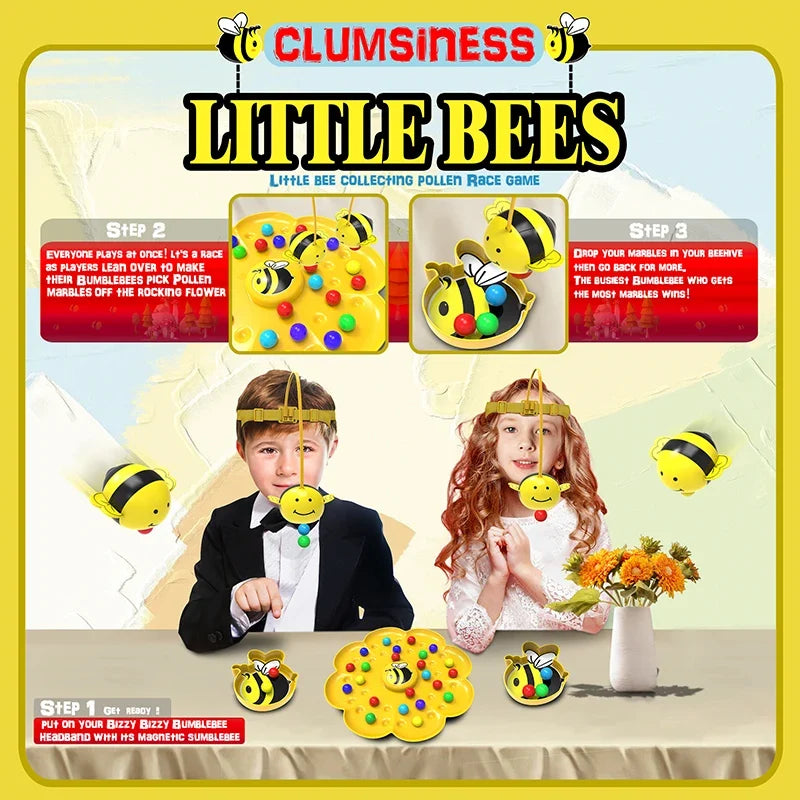 Buzzy Bee Magnetgame™ - Garanteret en lattereksplosion - Klodset brætspil