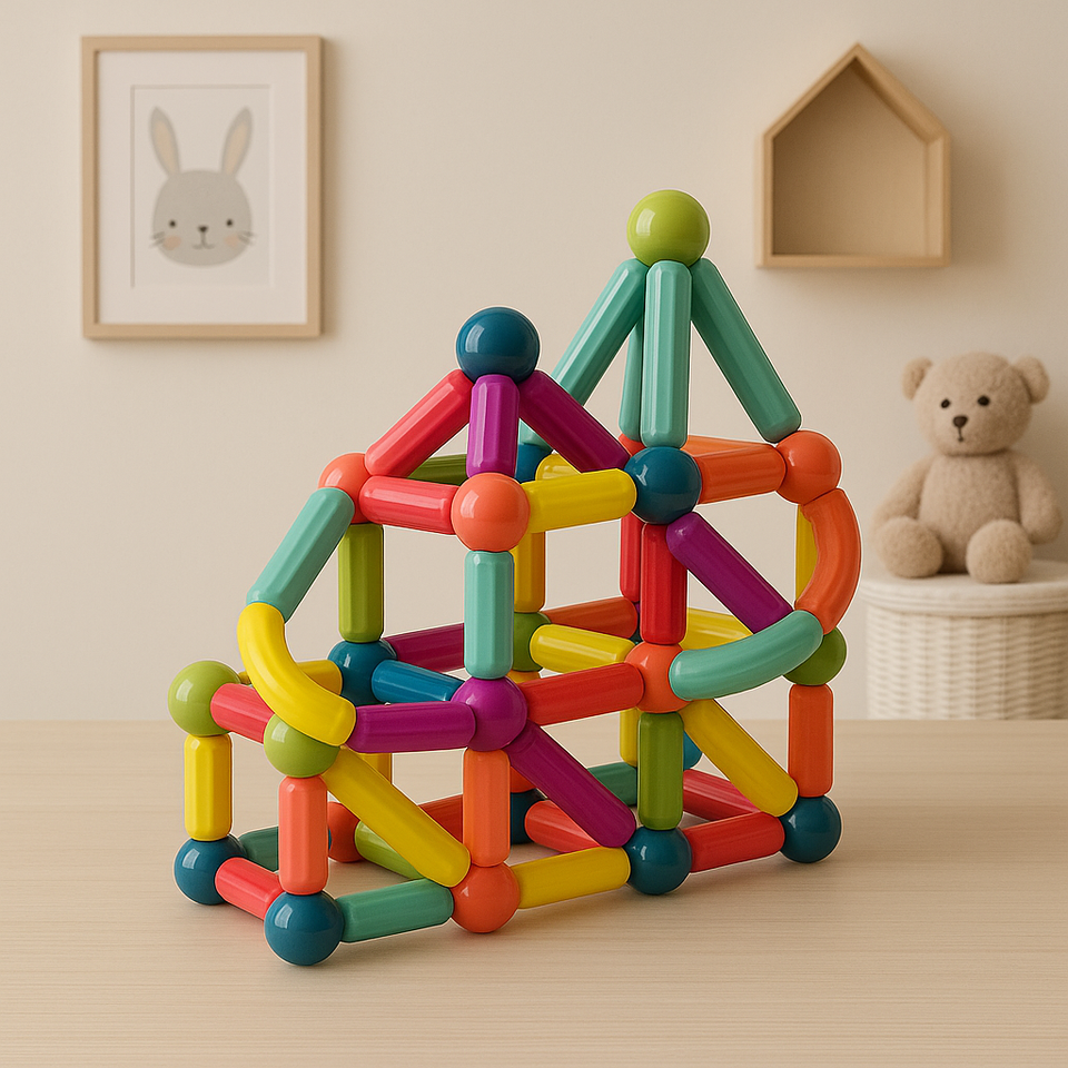 Magnet toys™ - Udvikling af kreativitet - Magnetiske pinde