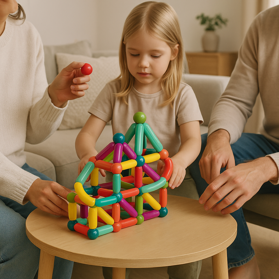 Magnet toys™ - Udvikling af kreativitet - Magnetiske pinde