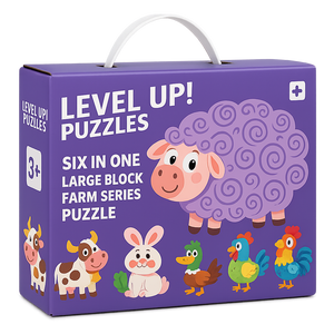 Woods™ - Feinmotorik und Kreativität - 6-in-1-Puzzle