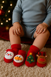 BabyClaus – Dick & bequem – Winter-Weihnachtssocken mit Weihnachtsmann