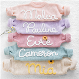 TinyStitch – Personlig strikket navnetrøje til børn