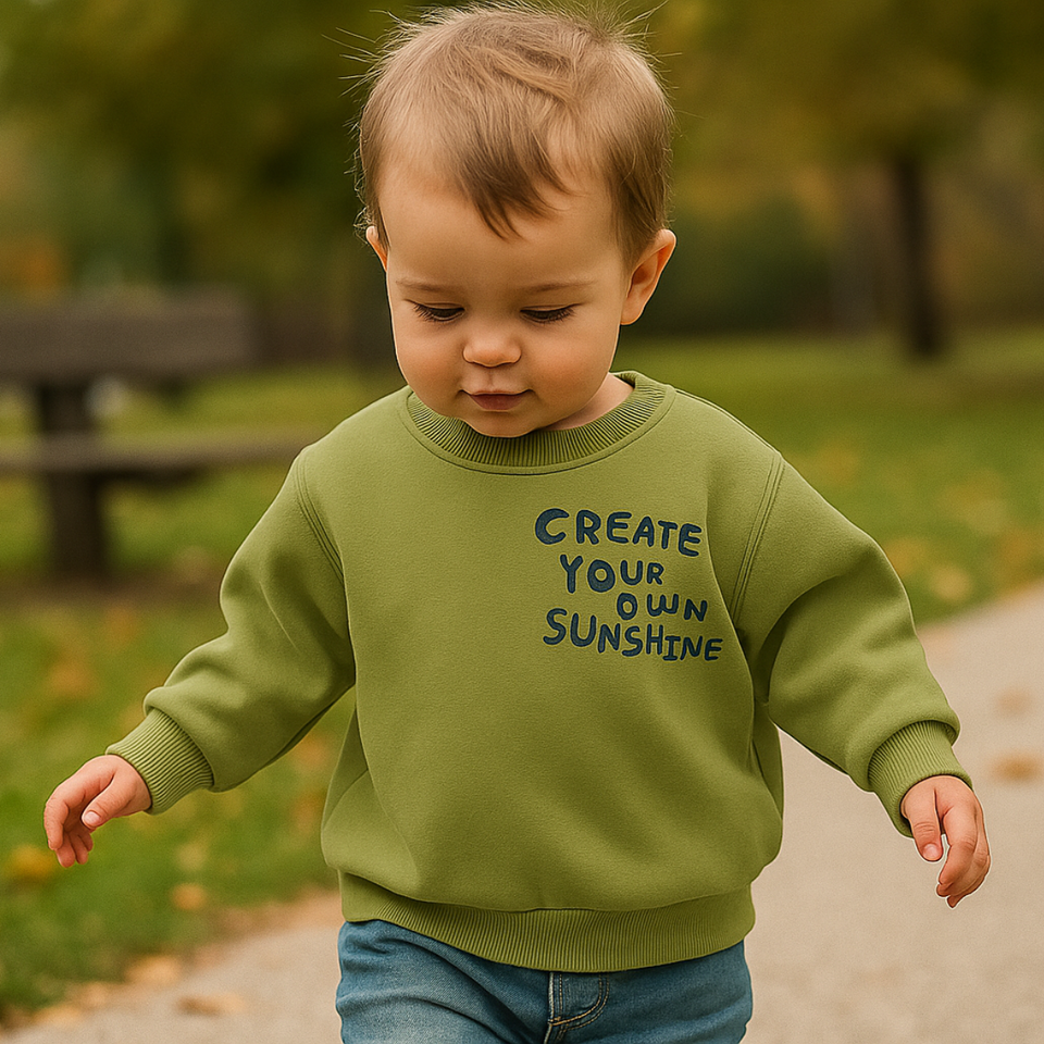 Mini Fashion™ - "Skab dit eget solskin" - Sweater