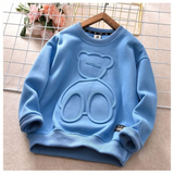 LittleCloud – Bequem & Gemütlich – Pullover mit 3D-Bärenmotiv