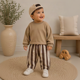 SoftStripe – Weich & bequem – Babyhose mit gestreiftem Muster
