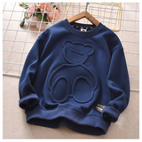 LittleCloud – Bequem & Gemütlich – Pullover mit 3D-Bärenmotiv