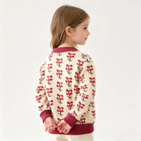 CozyCardi – Weich & warm – Gestrickte Strickjacke mit niedlichen Motiven
