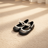 MiniChic – Eleganz & Stil – Kinderschläppchen mit Schleife