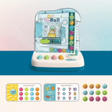 Montessori Math Track Game – Læring & Logik – Kuglebane-spil