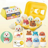 Montessori 3D Eggs Puzzle – Eine schöne Idee für Ostern – Eier-Sortierspiel