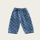 DenimCheck – Bequem & trendy – Kinderhose mit Karomuster