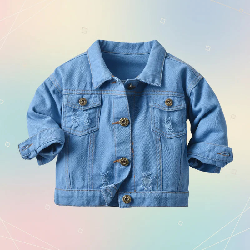Candy Color Jeansjacke – Leichte Jeansjacke für Kinder