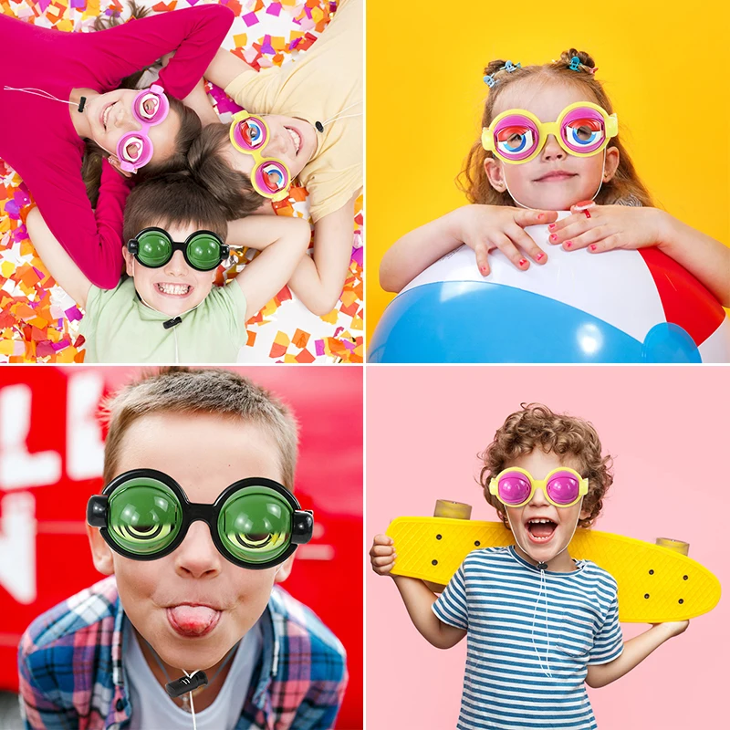 FunGoggles – Lustig & interaktiv – Spielzeugbrille mit großen, blinzelnden Augen
