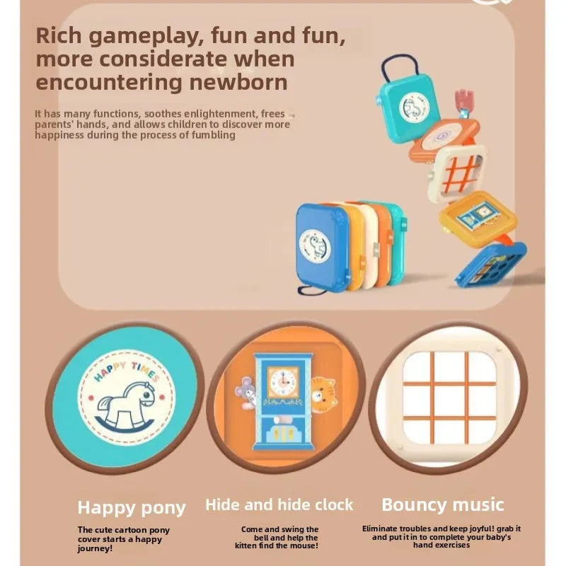 MiniAdventures – Kreativ & Pädagogisch – Baby-Reise-Beschäftigungsbrett