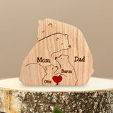 Family Puzzle™ – Personalisiertes Muttertagsgeschenk mit Bärenfamilie