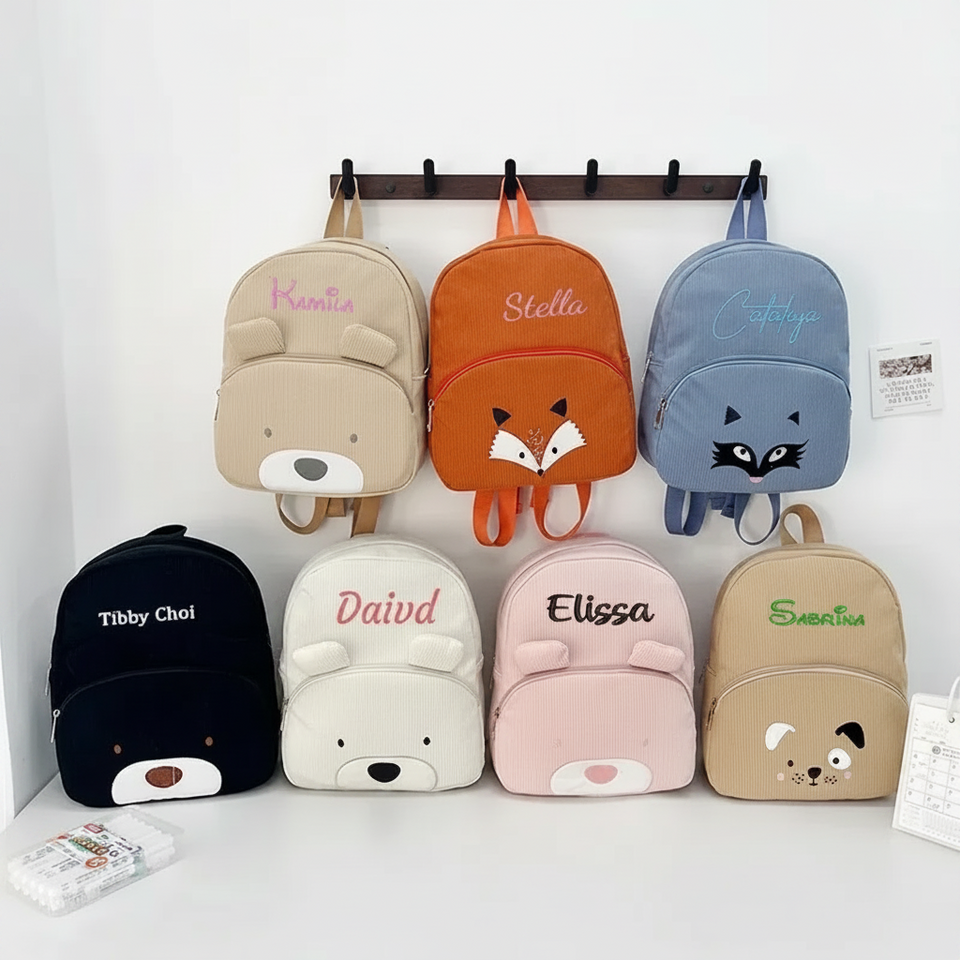 MyLittleBag – Persönlich & Niedlich – Personalisierter Kinderrucksack mit Namen und Tiermotiv