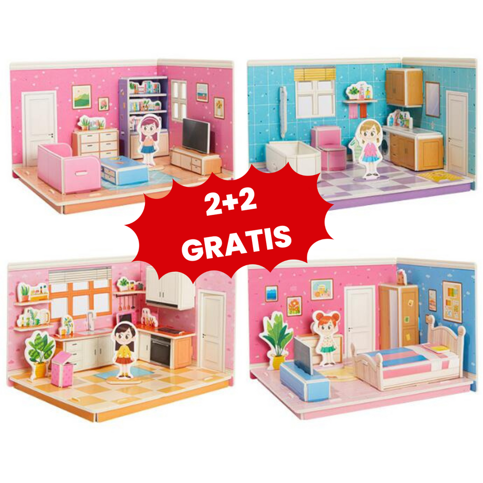 3D Room Puzzle™ - Spielen, bauen und gestalten im 3D-Stil! - Zimmer-Puzzle