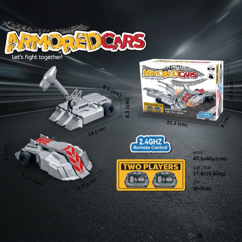 BattleCars – Langlebig & robust – RC-Panzerwagen-Set