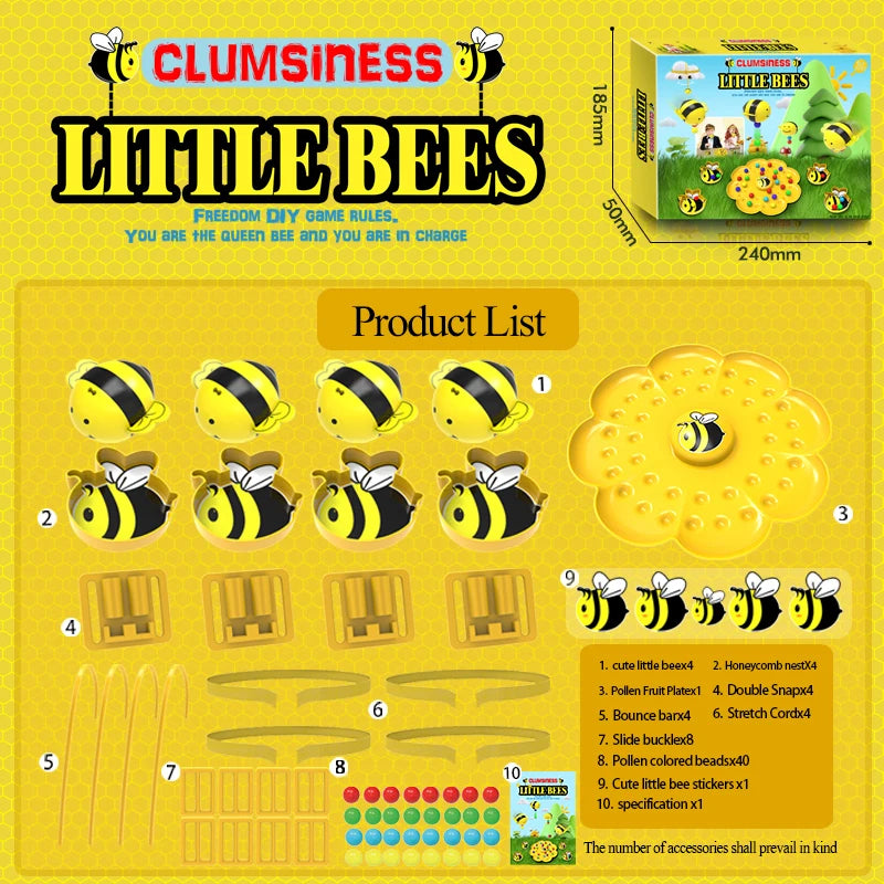 Buzzy Bee Magnetgame™ - Garanteret en lattereksplosion - Klodset brætspil