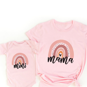 Mini Fashion™ - Mama & Tochter - Passendes Shirt & Strampler