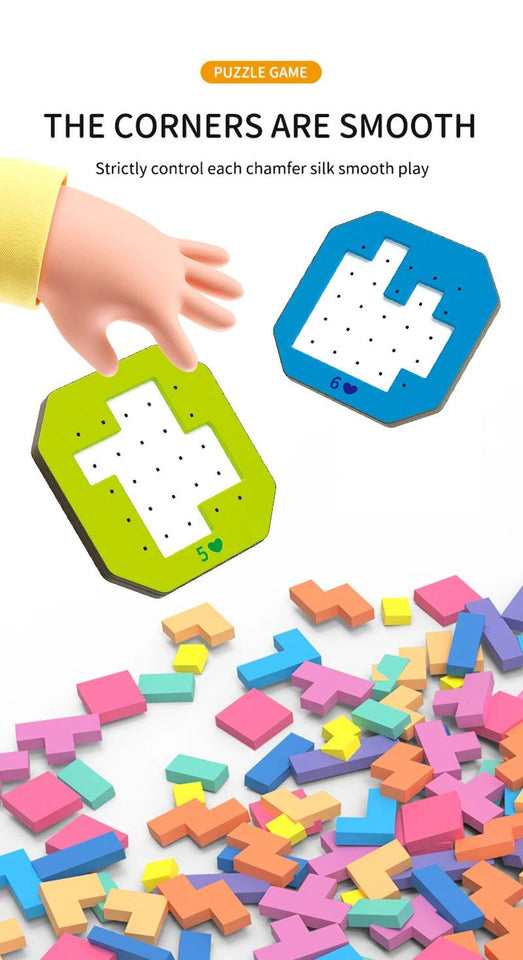 Logic Blocks™ – Farbe & Kreativität – Geometrisches Rätsel