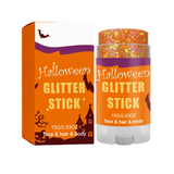 GlitterPop – Funkelnd & festlich – Halloween-Glitzerstift für Gesicht, Haare und Körper