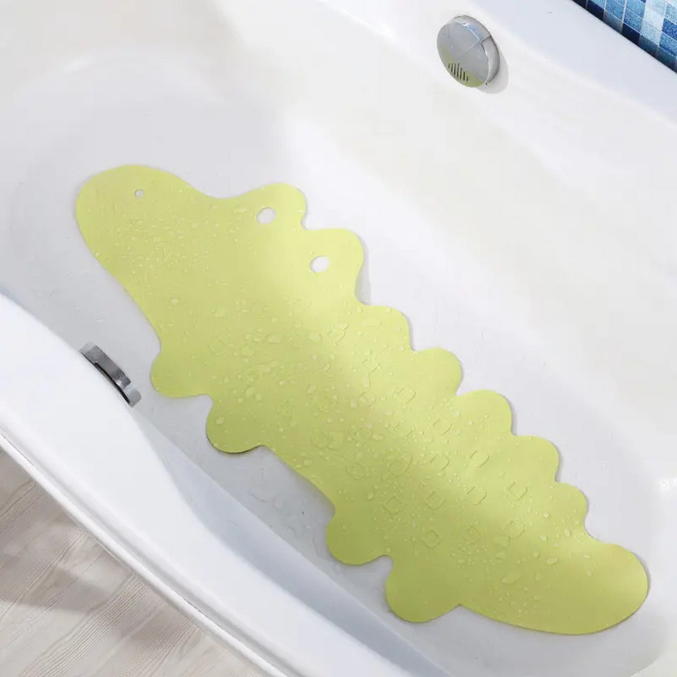 AquaJoy – Skridsikker og sikker – Børnebademåtte Krokodille