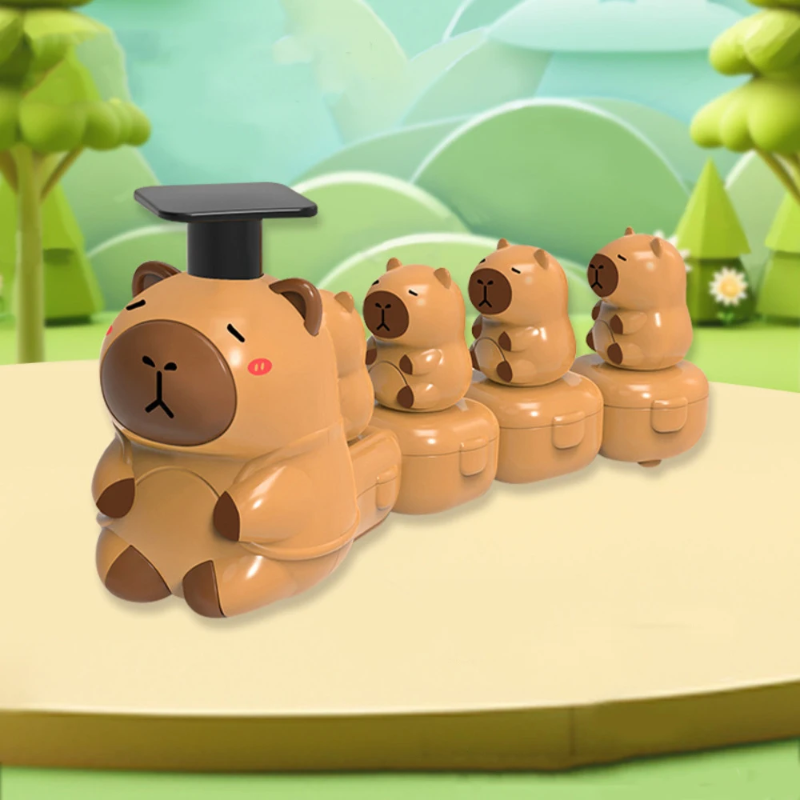 Capybara Train Toy – Verspielt & niedlich – Der geschäftige Zug
