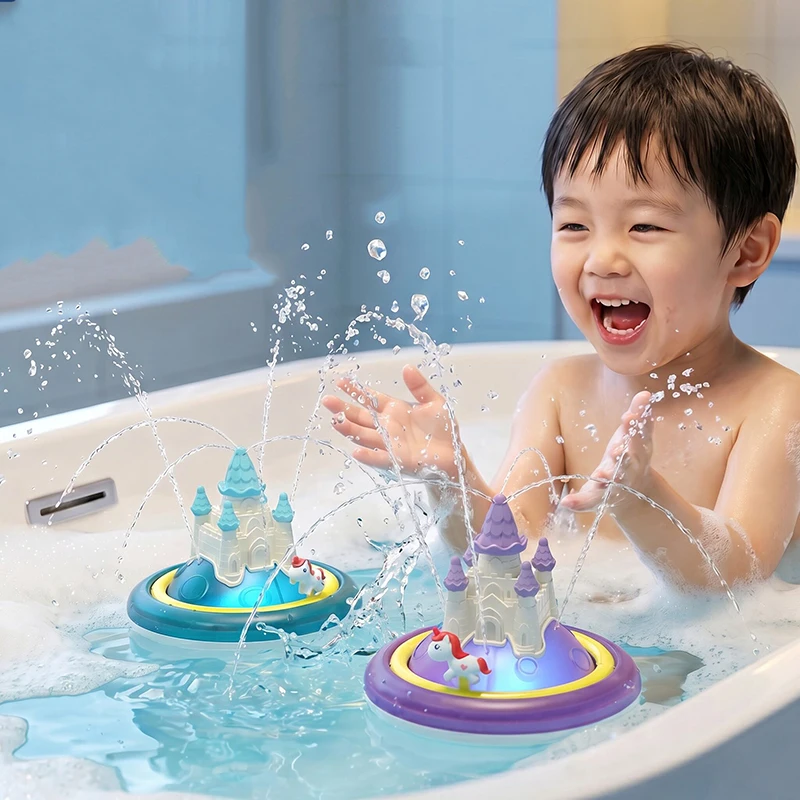 SpalshCastle – Magisch & interaktiv – Spielset „Schwimmendes Einhorn-Schloss“