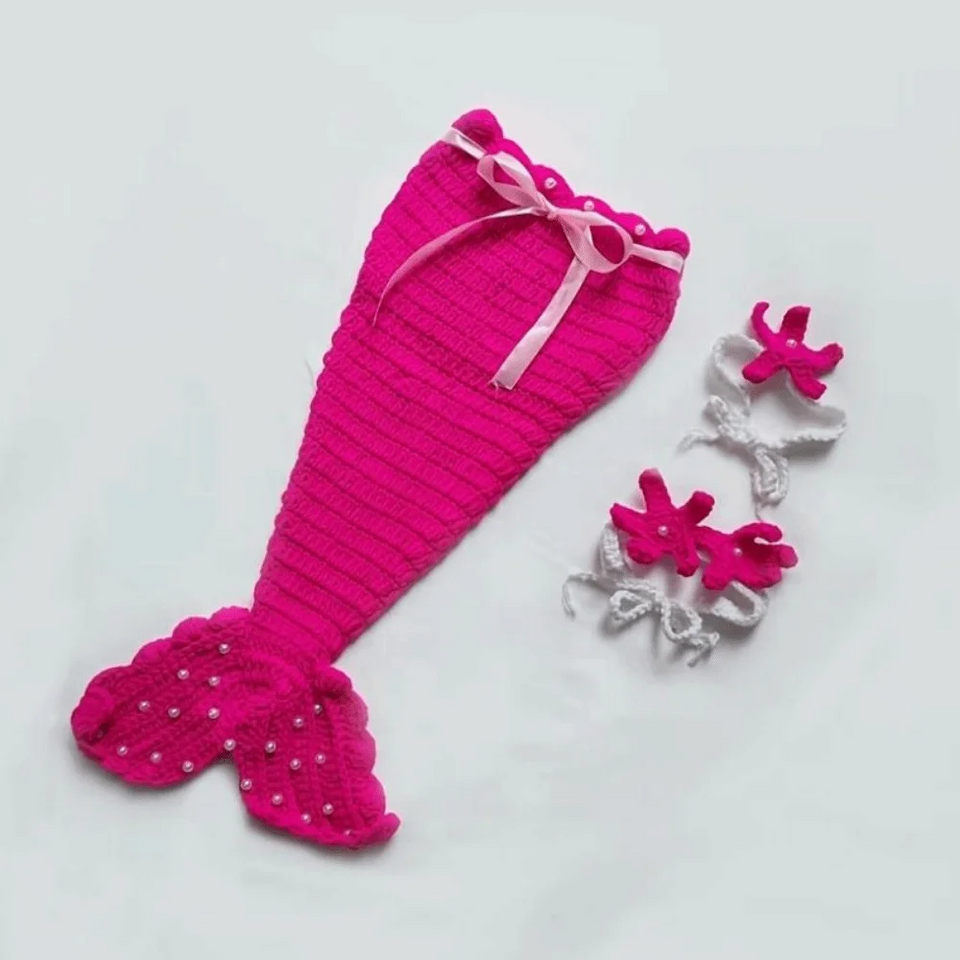 OceanPrincess – Bezaubernd & bequem – Baby-Meerjungfrauen-Set
