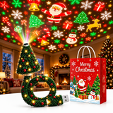 HolidayBeam – Festlich & stimmungsvoll – USB-Weihnachtsprojektor mit Lichtmustern
