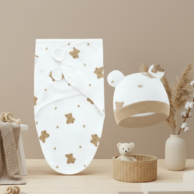 SnuggleBear – Weich & warm – Babywickeldecke