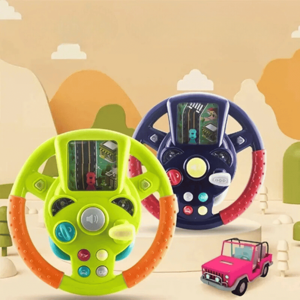 Toy Steering Wheel™ - Mini-Lenkrad, Maxi Fun - Spielzeug-Lenkrad