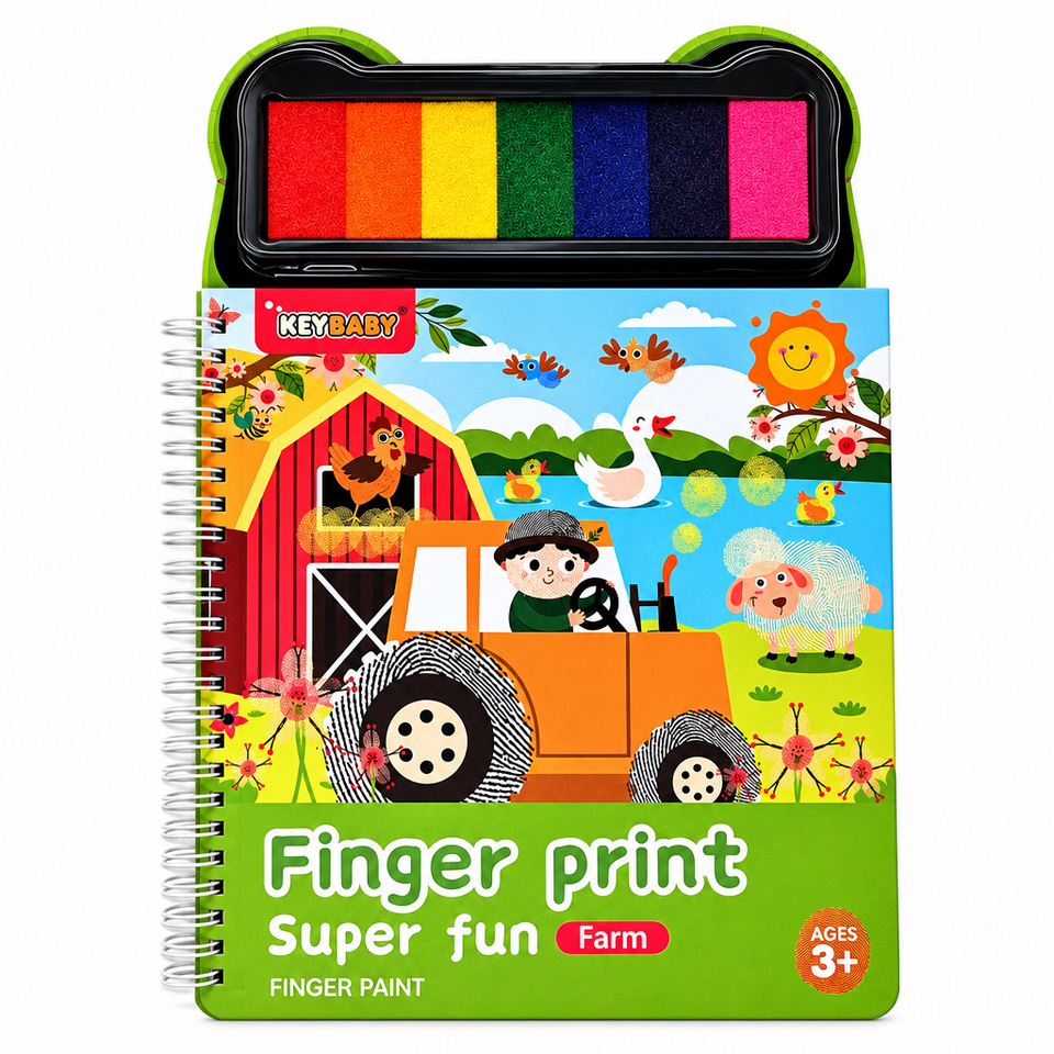FingerArt – Kreativ & farbenfroh – Fingerfarbenbuch für Kinder