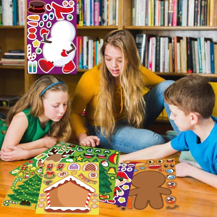 Christmas Stickerset™ - legende vintervidundere - klistermærkeark jul