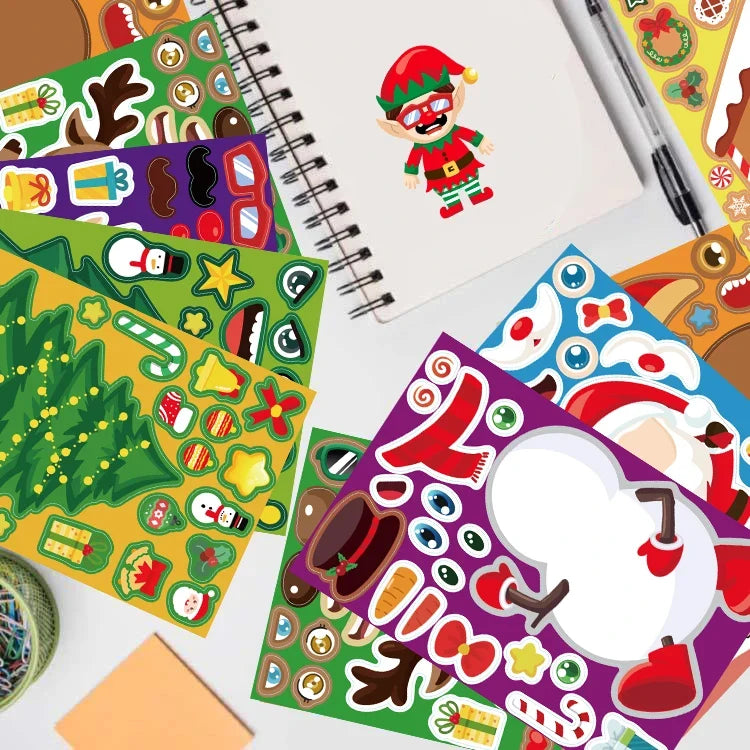 Christmas Stickerset™ - legende vintervidundere - klistermærkeark jul