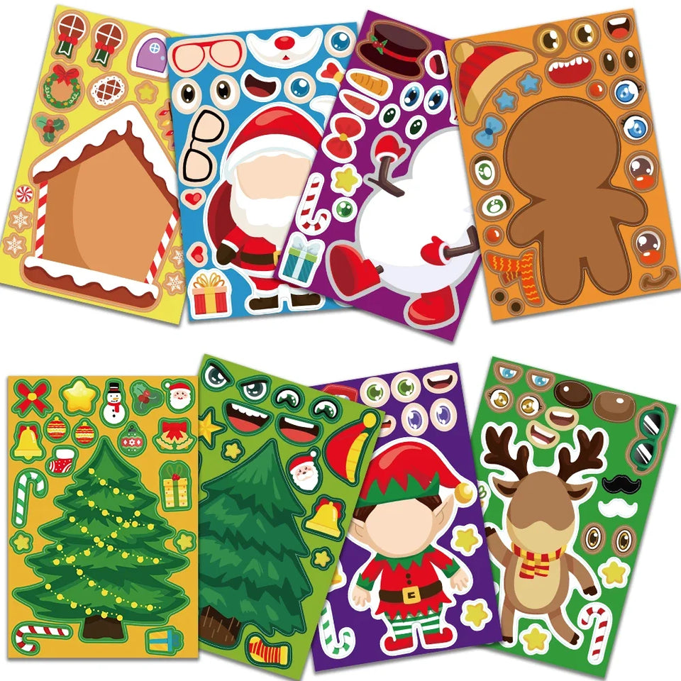 Christmas Stickerset™ - legende vintervidundere - klistermærkeark jul