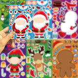 Christmas Sticker Set™ - Verspielte Winterwunder - Stickerbogen Weihnachten