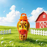 BubblePals – Fröhlich & Verspielt – Auslaufsicherer Mini-Seifenblasen-Spender mit Tiermotiven