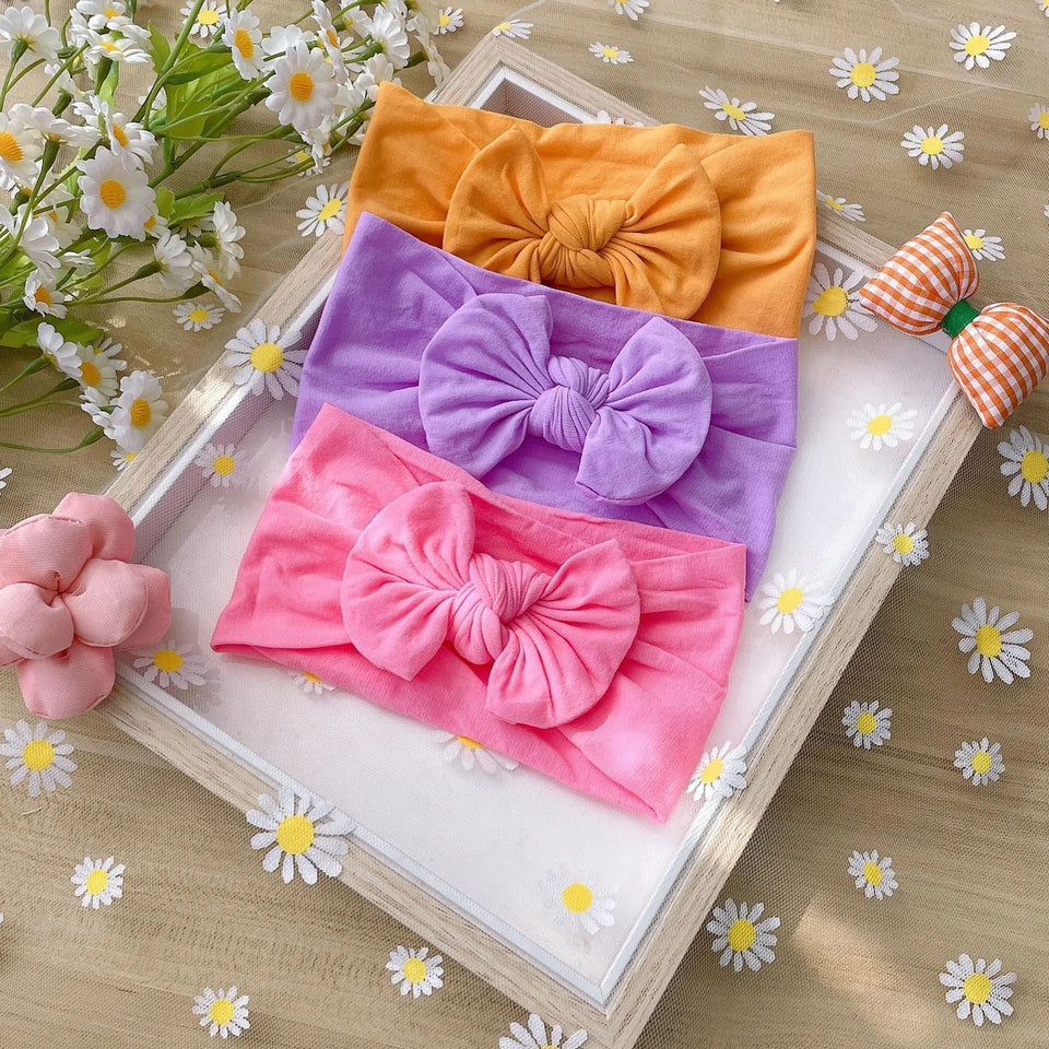 Mini Fashion – Modisch & weich – Kinder-Schleifen-Stirnbänder