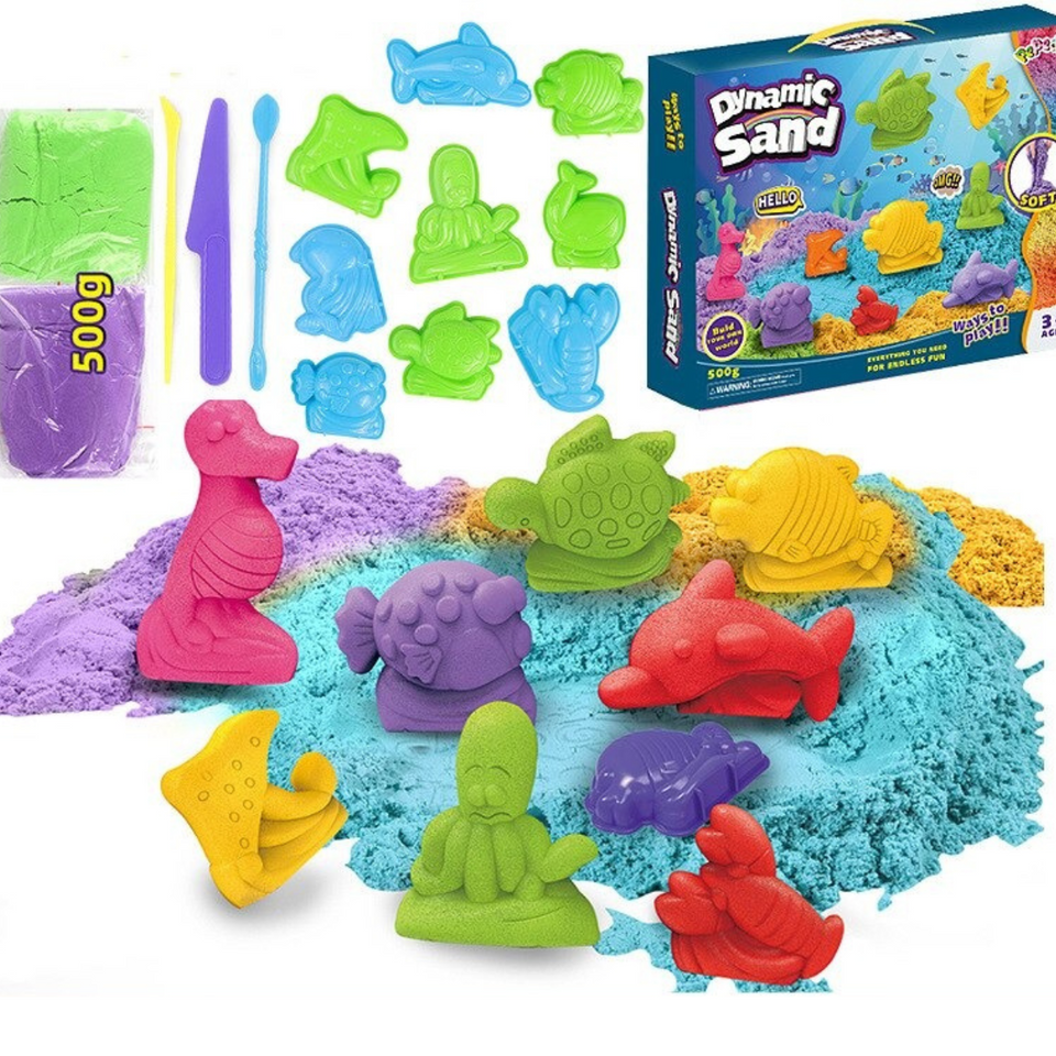 Dynamic Sand™ - Nyd at lege og skabe med sand! - Magisk sand