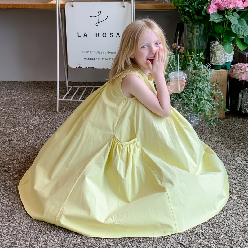 Summer Dress – Let og sommerlig – Gul sommerkjole