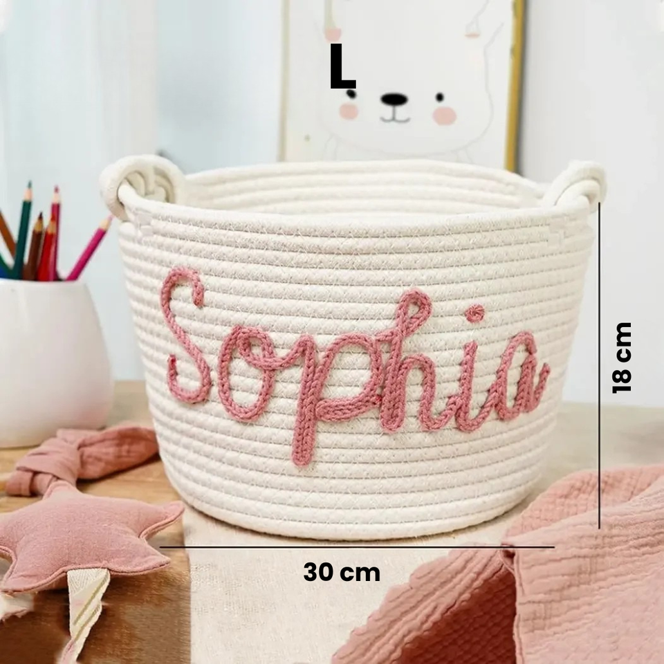 CuddleBasket – Hübsch & persönlich – personalisierter Windelkorb