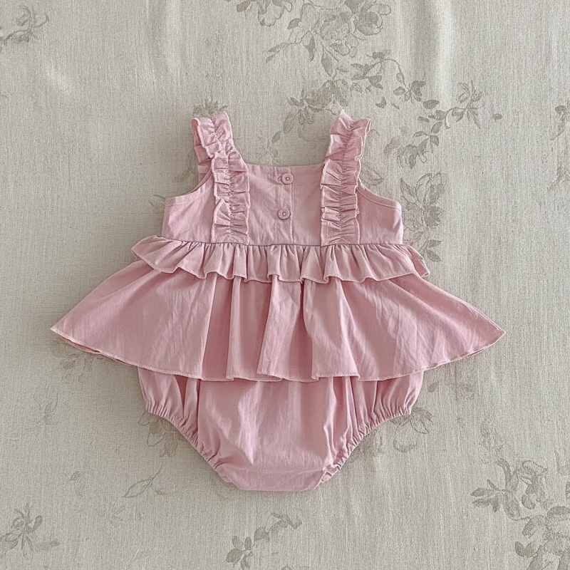 TinyBloom – Süß & weich – Kleid für Babys und Kleinkinder mit Rüschen