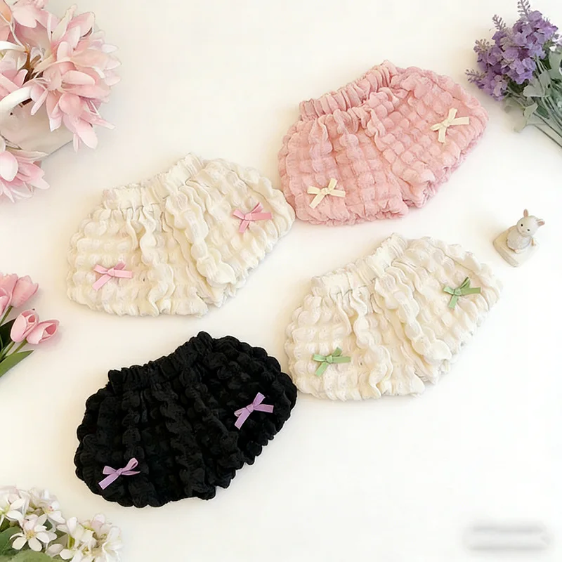 LovelyBloom – Weich & niedlich – Kinderhose mit Rüschen und Schleife