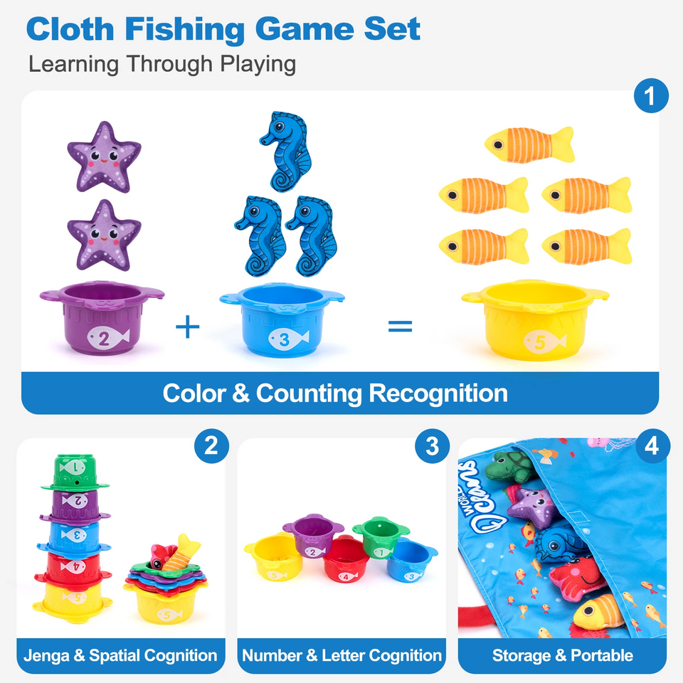 LittleFisher – Lernreich & interaktiv – Montessori-Fischspiel